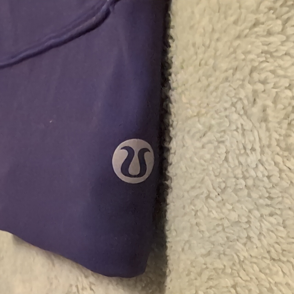 lululemon Like New - Purple Cycling Shorts - 6 - Picture 2 of 6